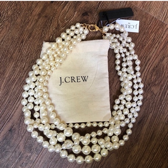LAST ONE! J. Crew Multi-strand Pearl Necklace - Picture 2 of 4